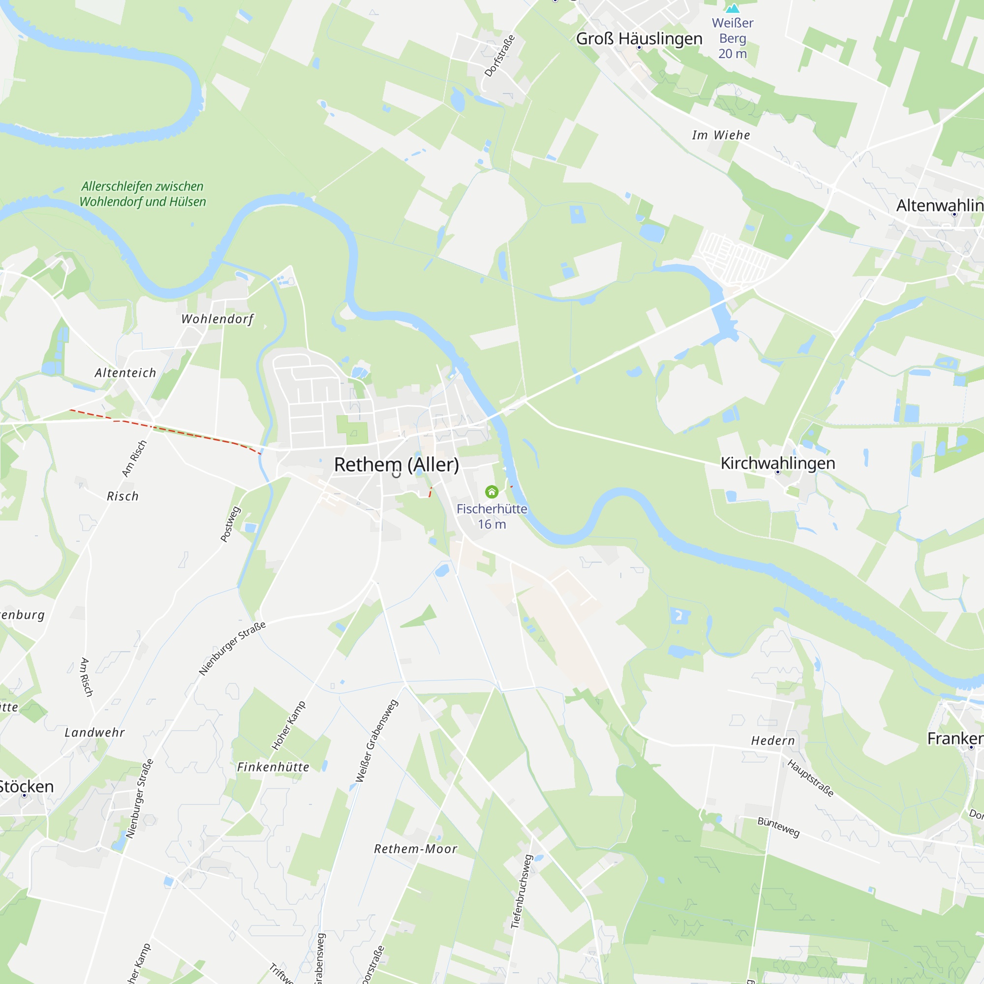 Fischerhütte map