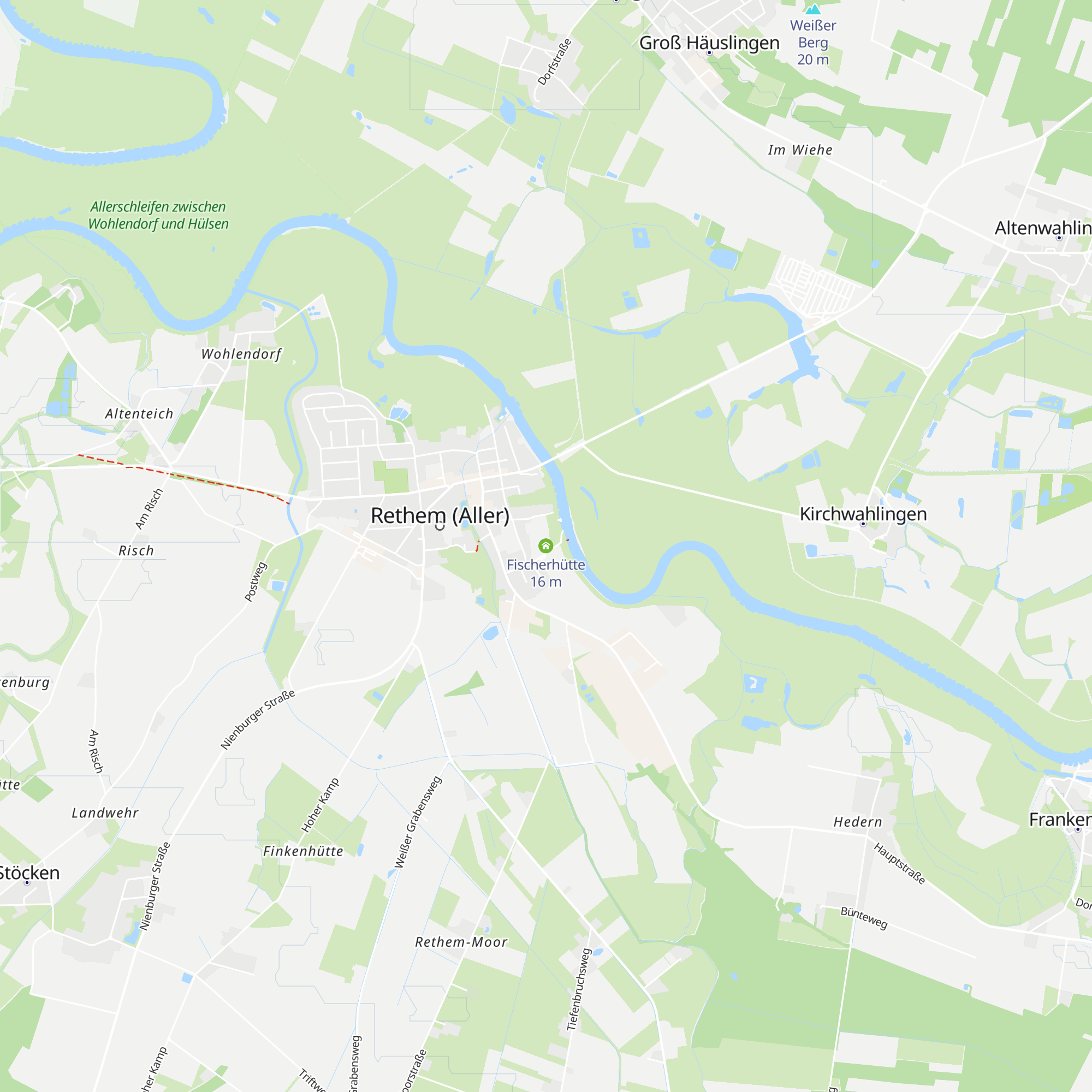 Fischerhütte map