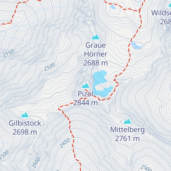 Map of Pizol