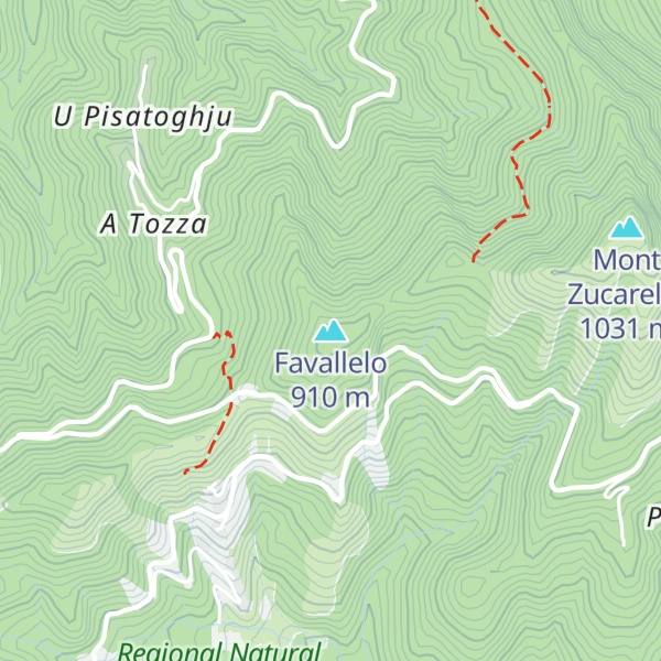Map of Favallelo