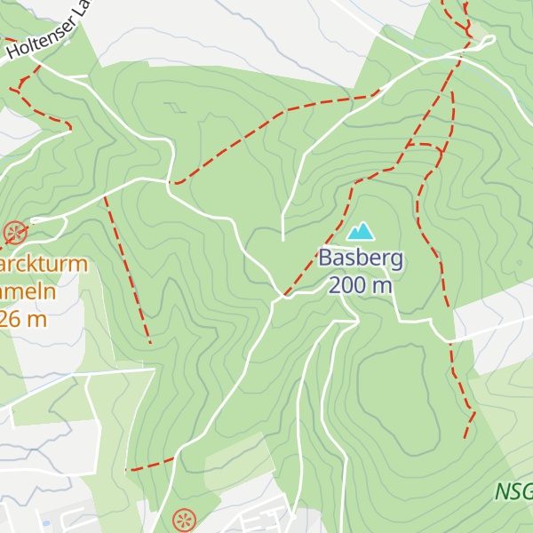 Map of Hindenburghütte