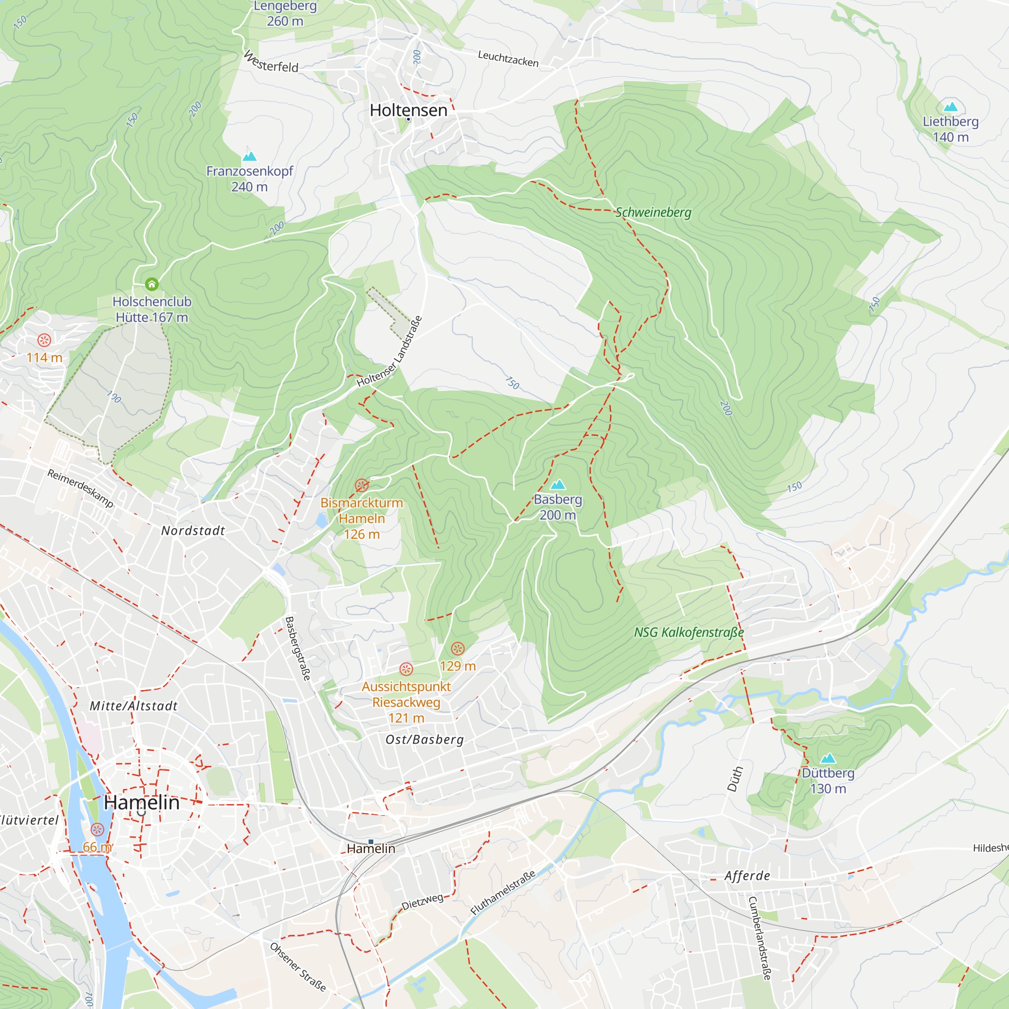 Hindenburghütte map