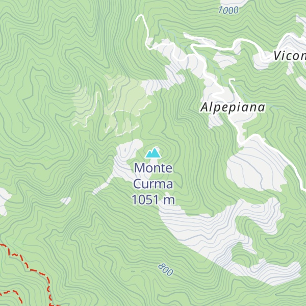 Map of Monte Curma