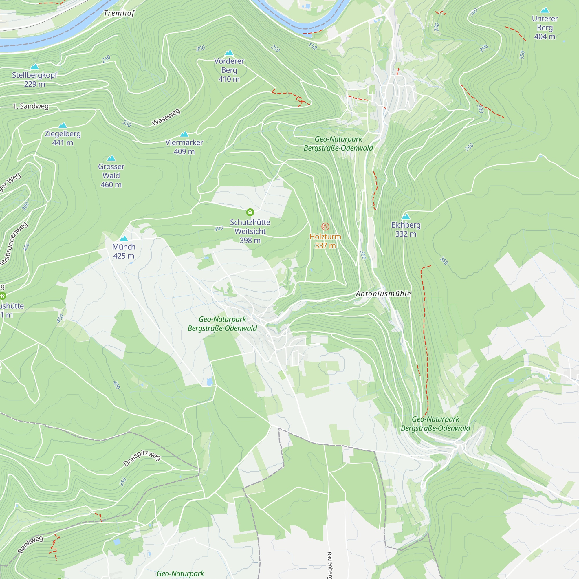 Schutzhütte u. Grillplatz map