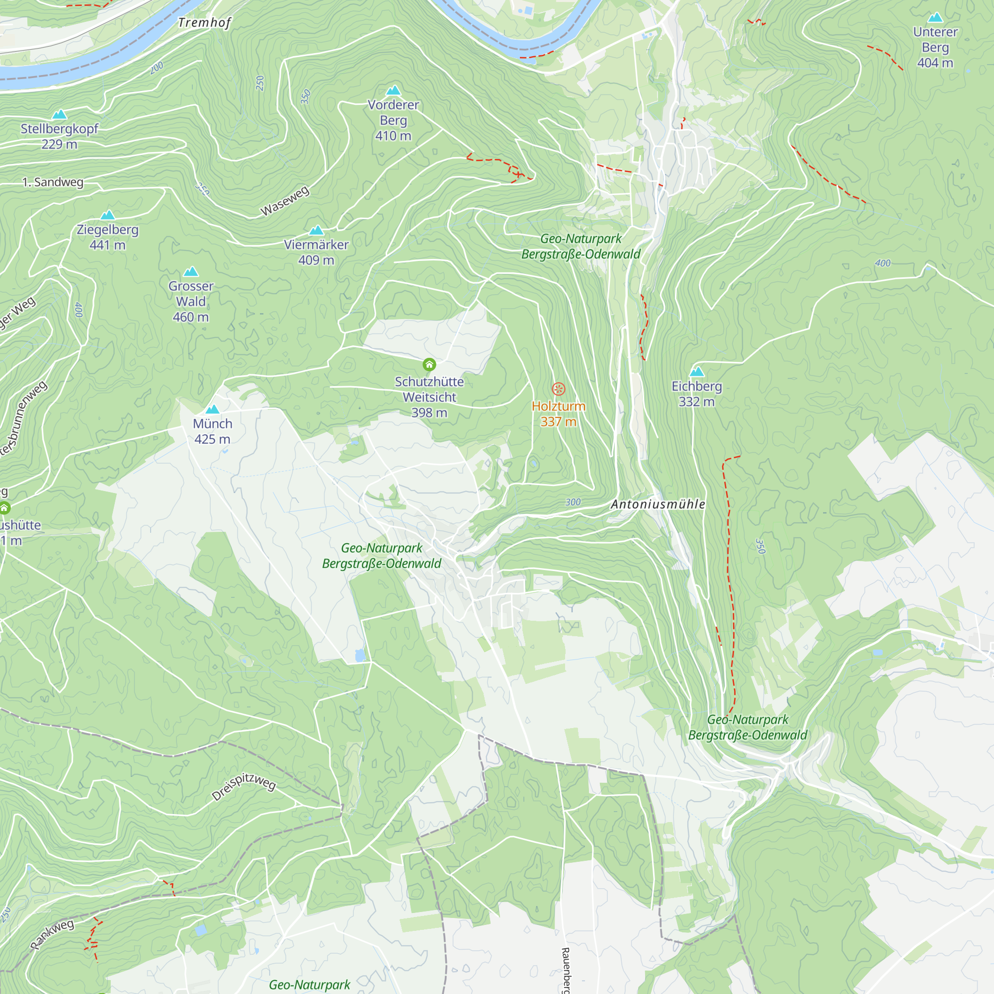 Schutzhütte u. Grillplatz map