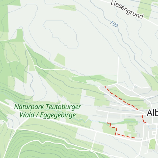 Map of Schützenhütte Albaxen