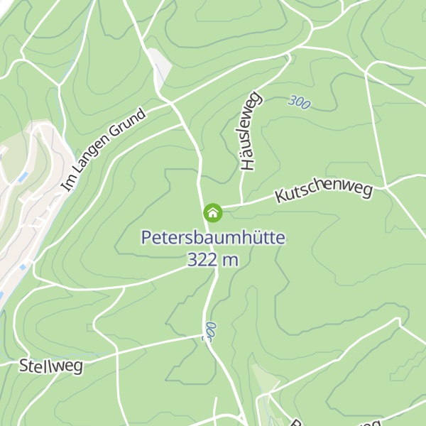 Map of Petersbaumhütte