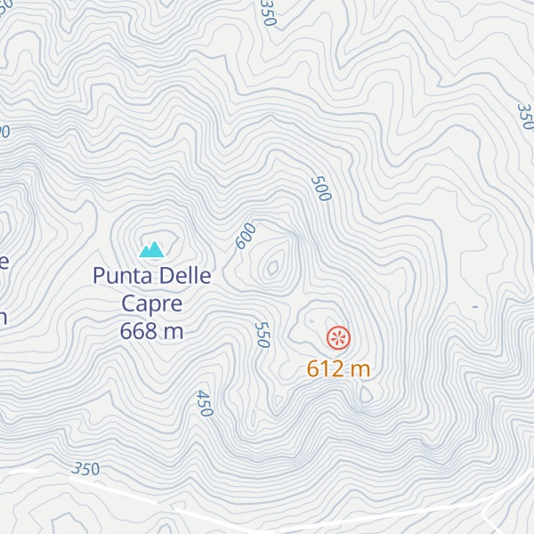 Map of Punta Lu Casteddu