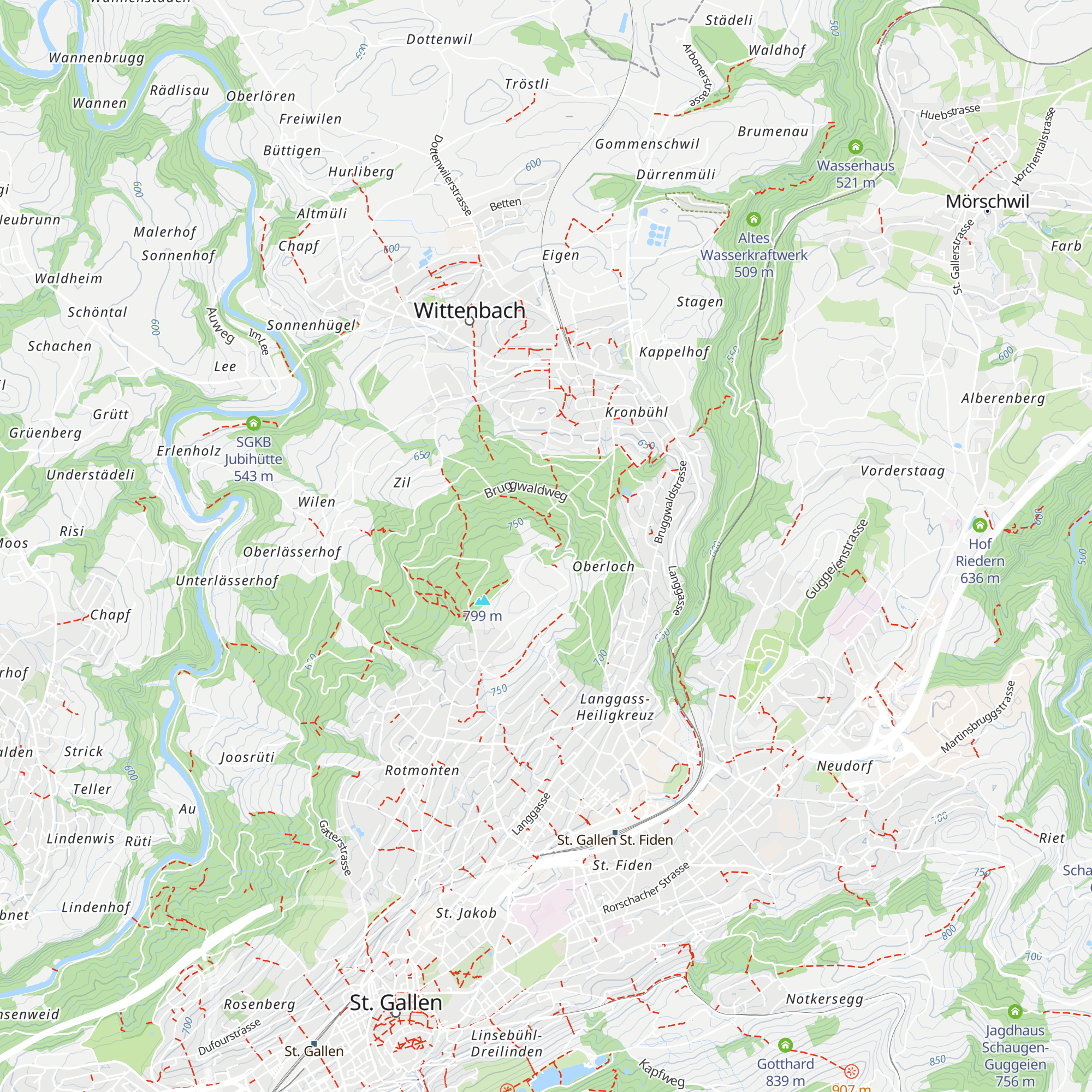 Wildparkrestaurant Peter-und-Paul map