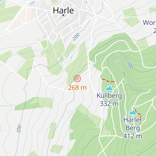 Map of Küllbergshütte