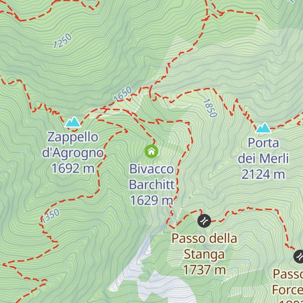 Map of Bivacco Barchitt