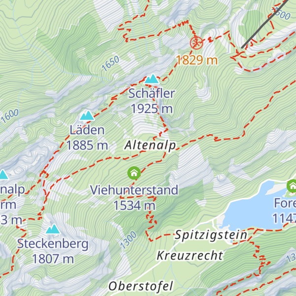 Map of Alp Altenalp