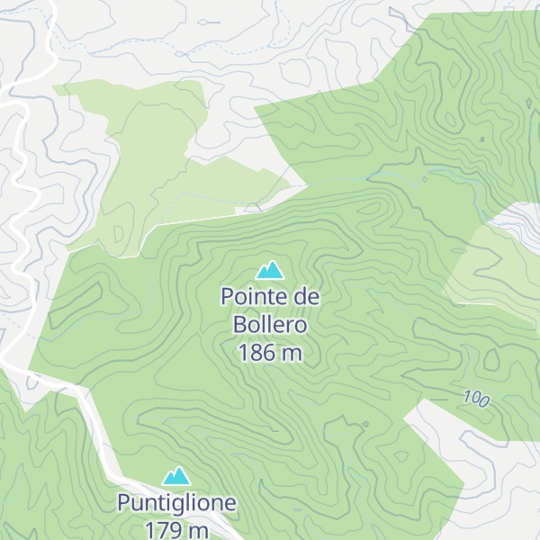 Map of Pointe de Bollero