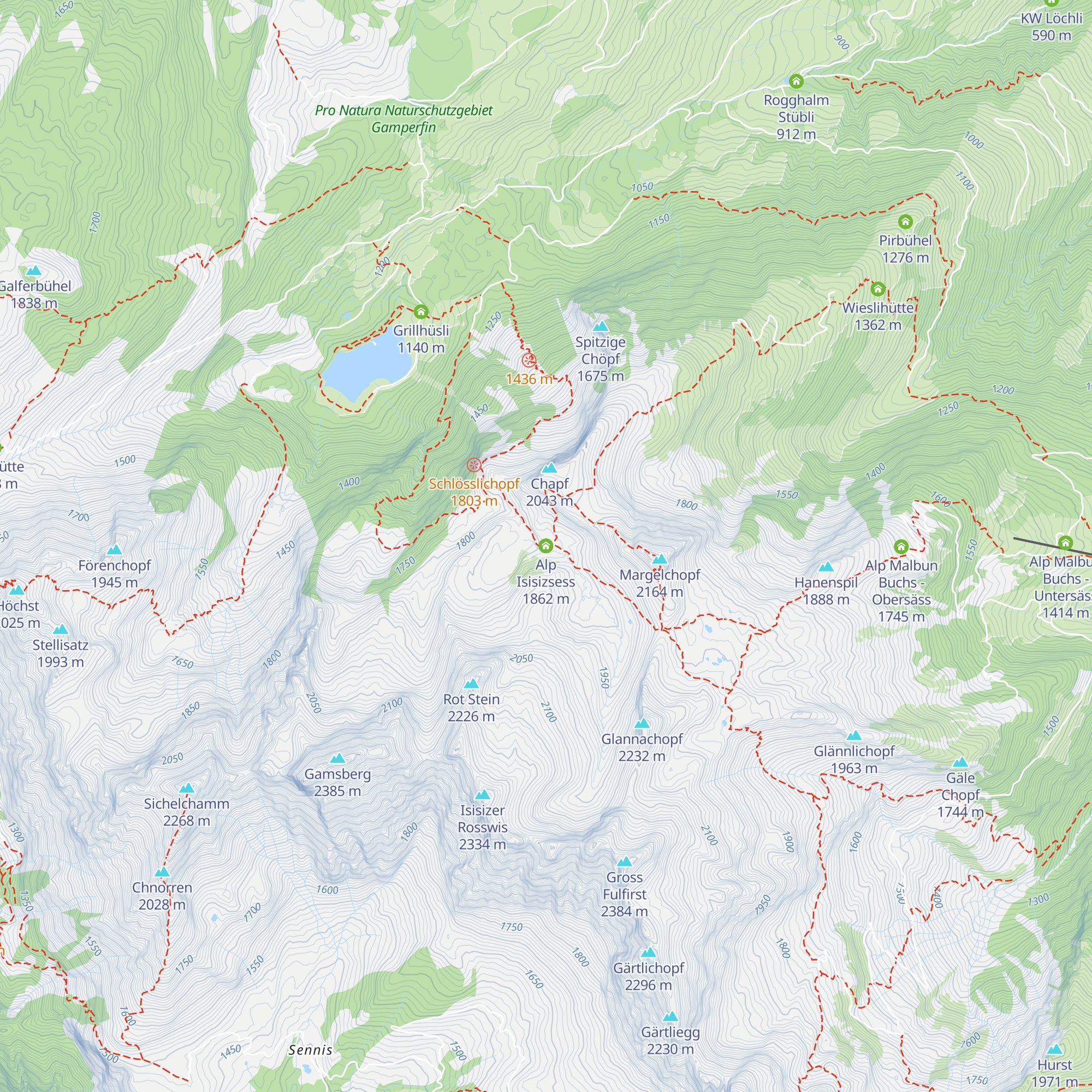 Alp Isisizsess map