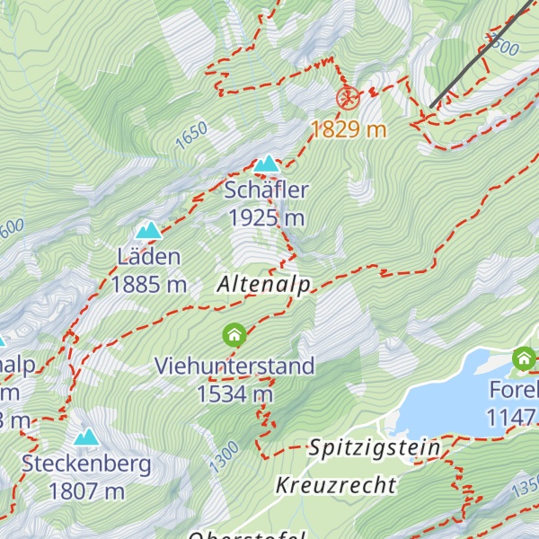 Map of Keller