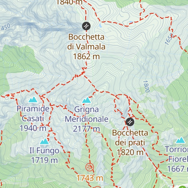 Map of Cima di Campione