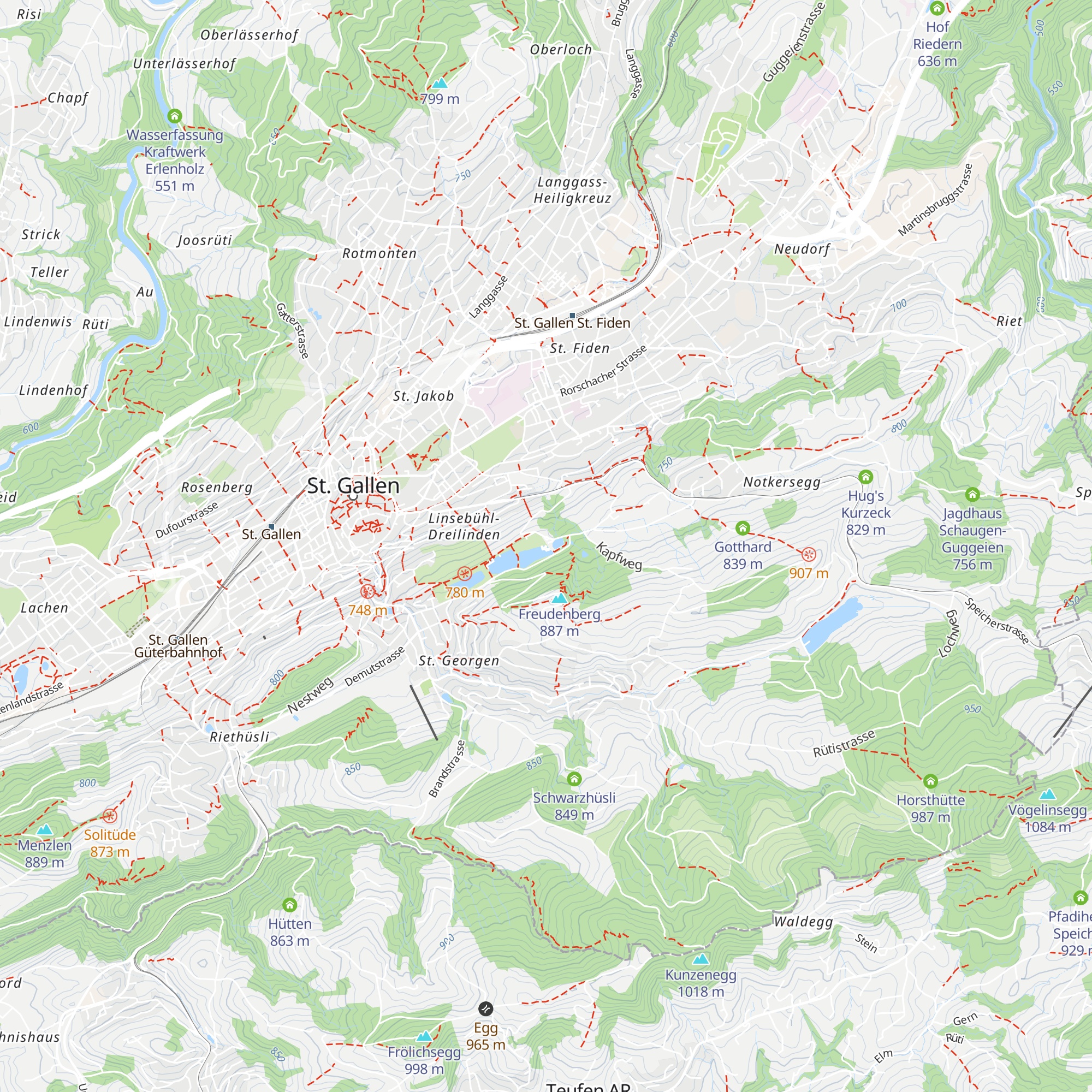 Frauenbad - Weiern-Sauna map
