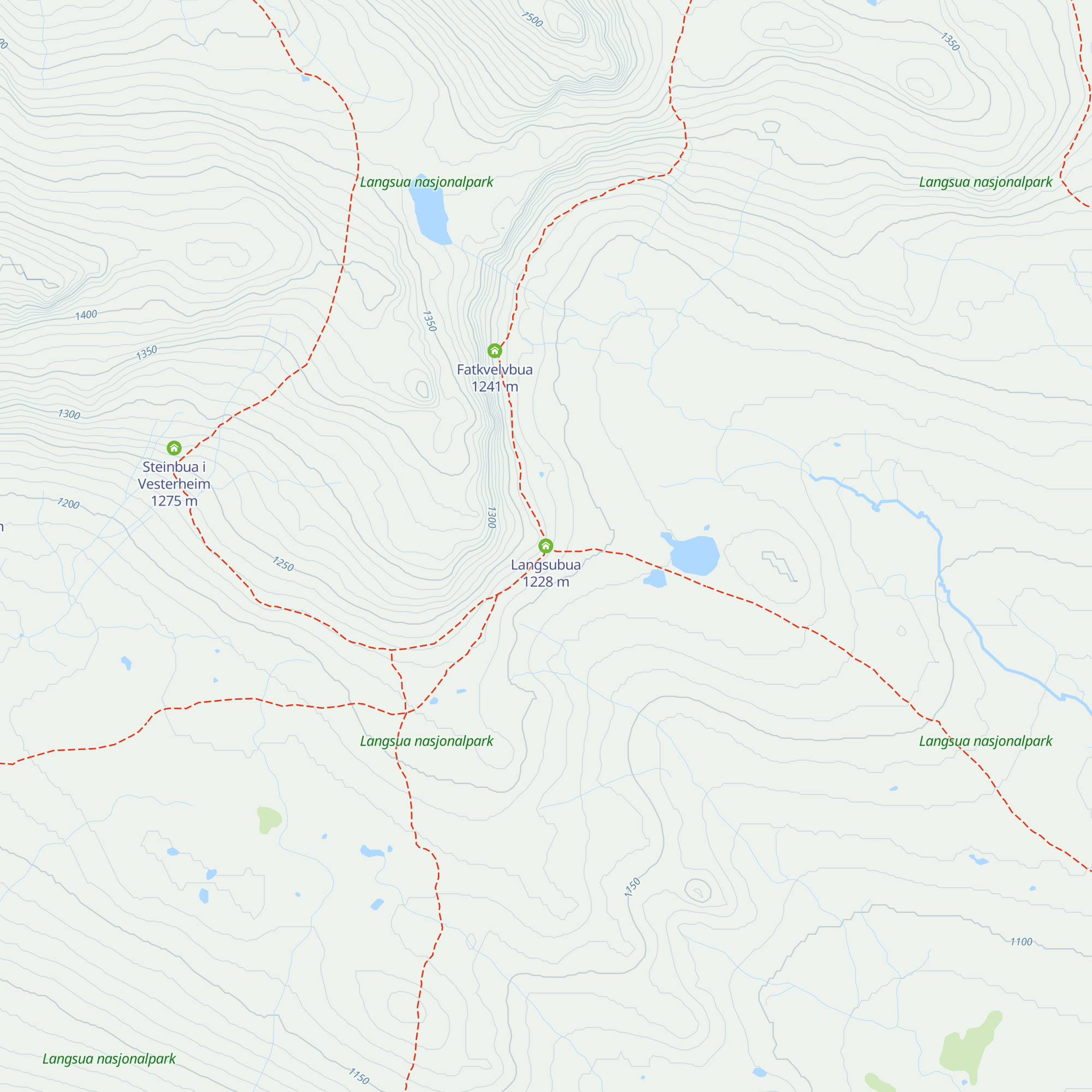 Langsubua map