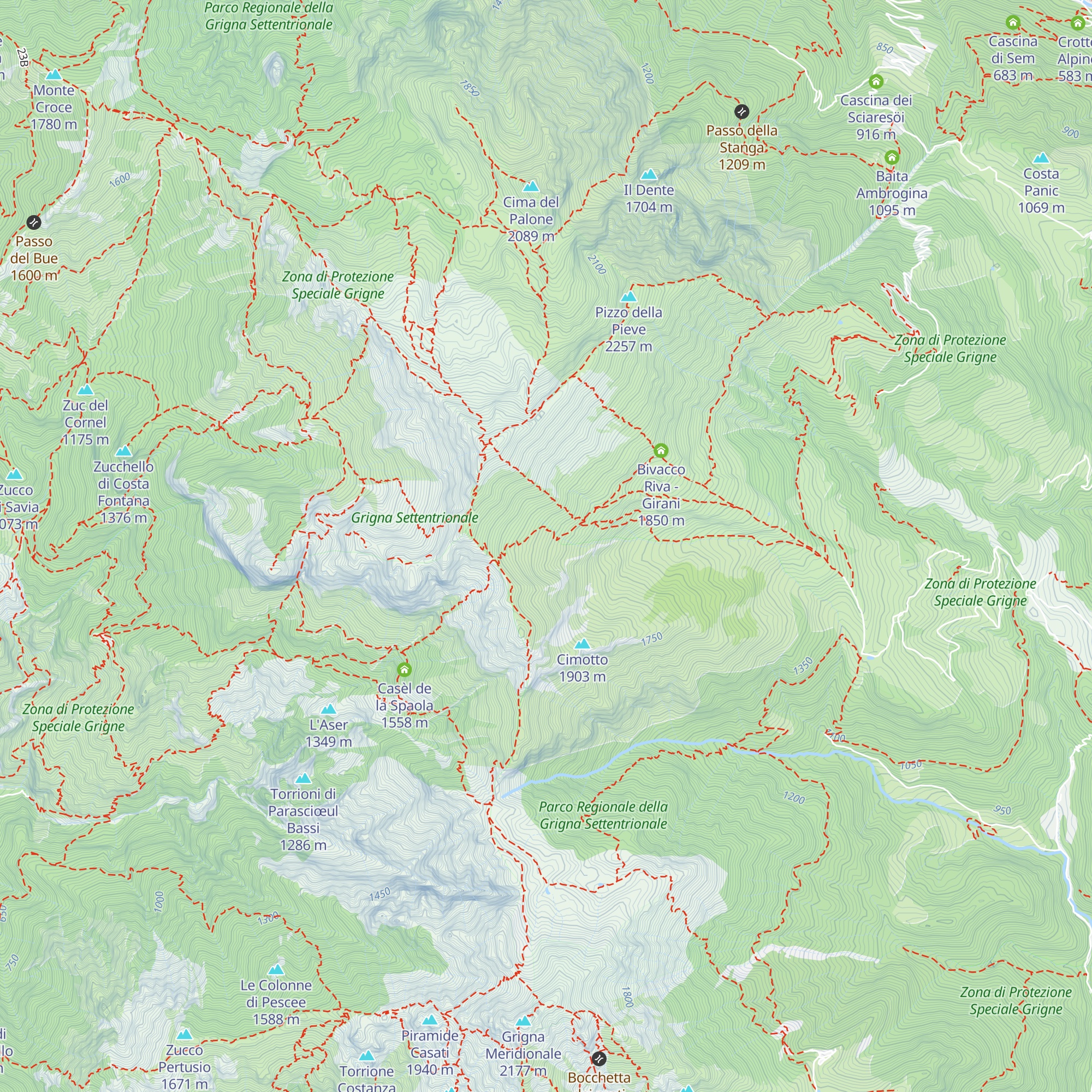 Baita della Bassa map