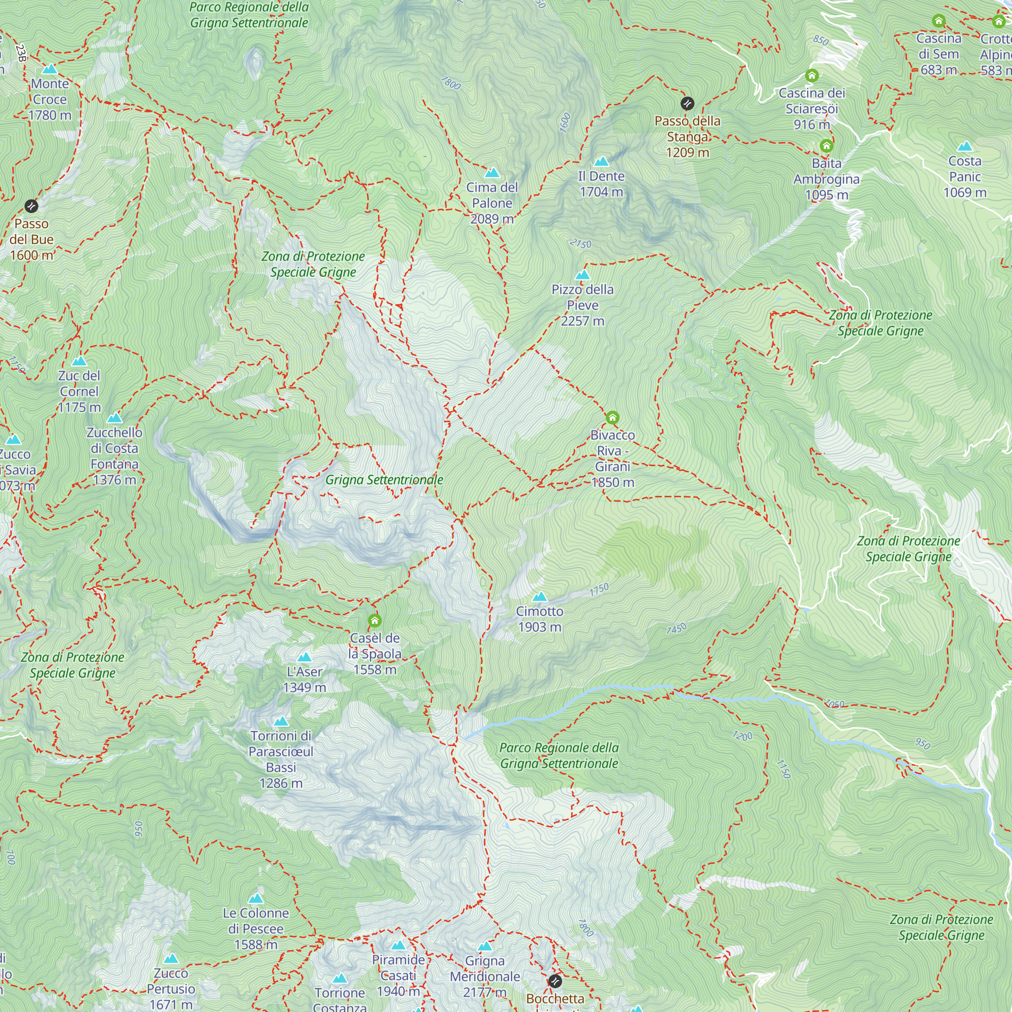 Baita della Bassa map