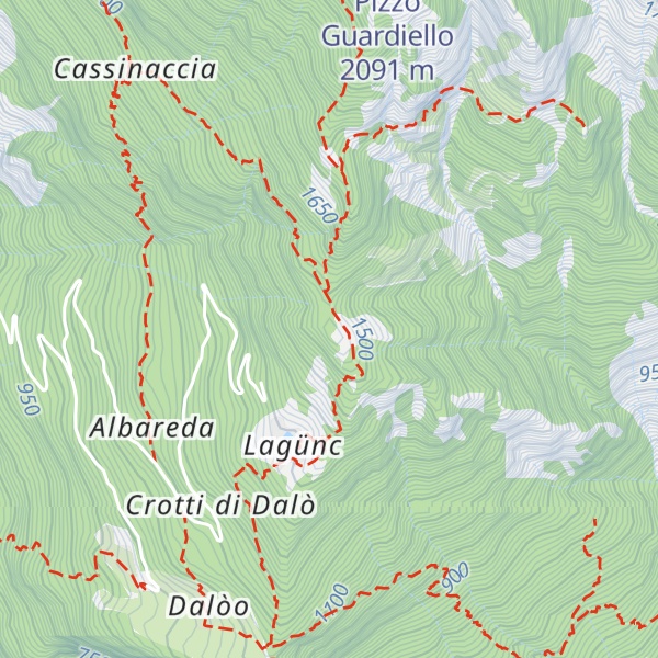 Map of Dosso della Marcia