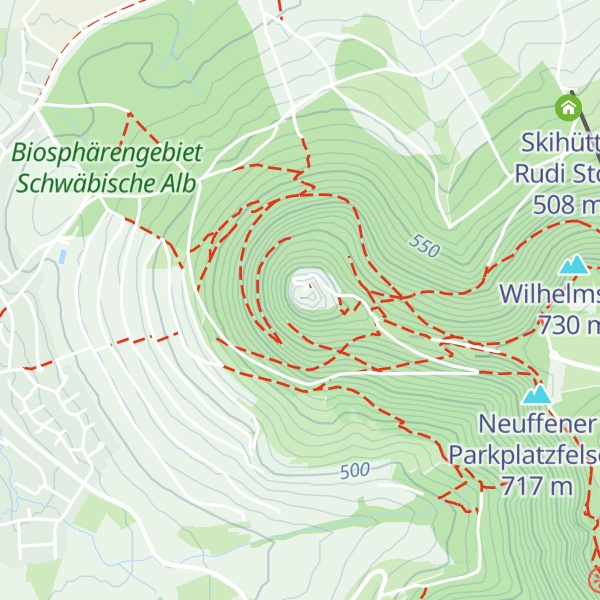 Map of Hohenneuffen