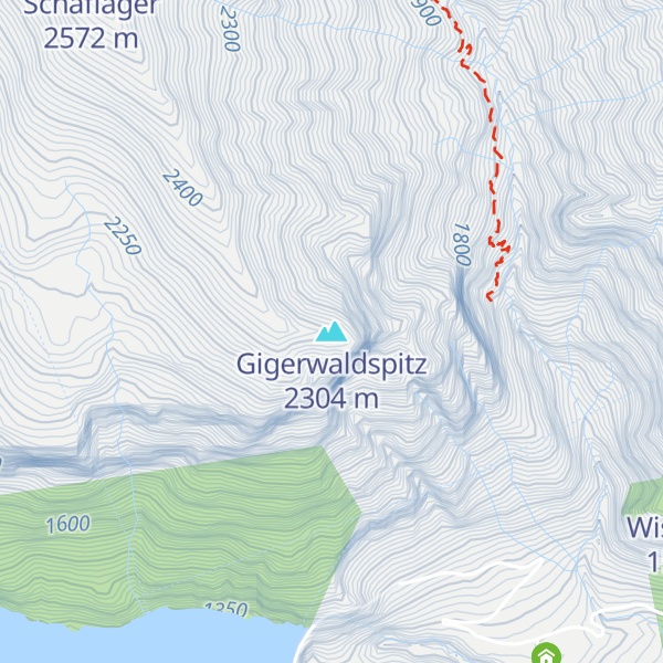Map of Gigerwaldspitz