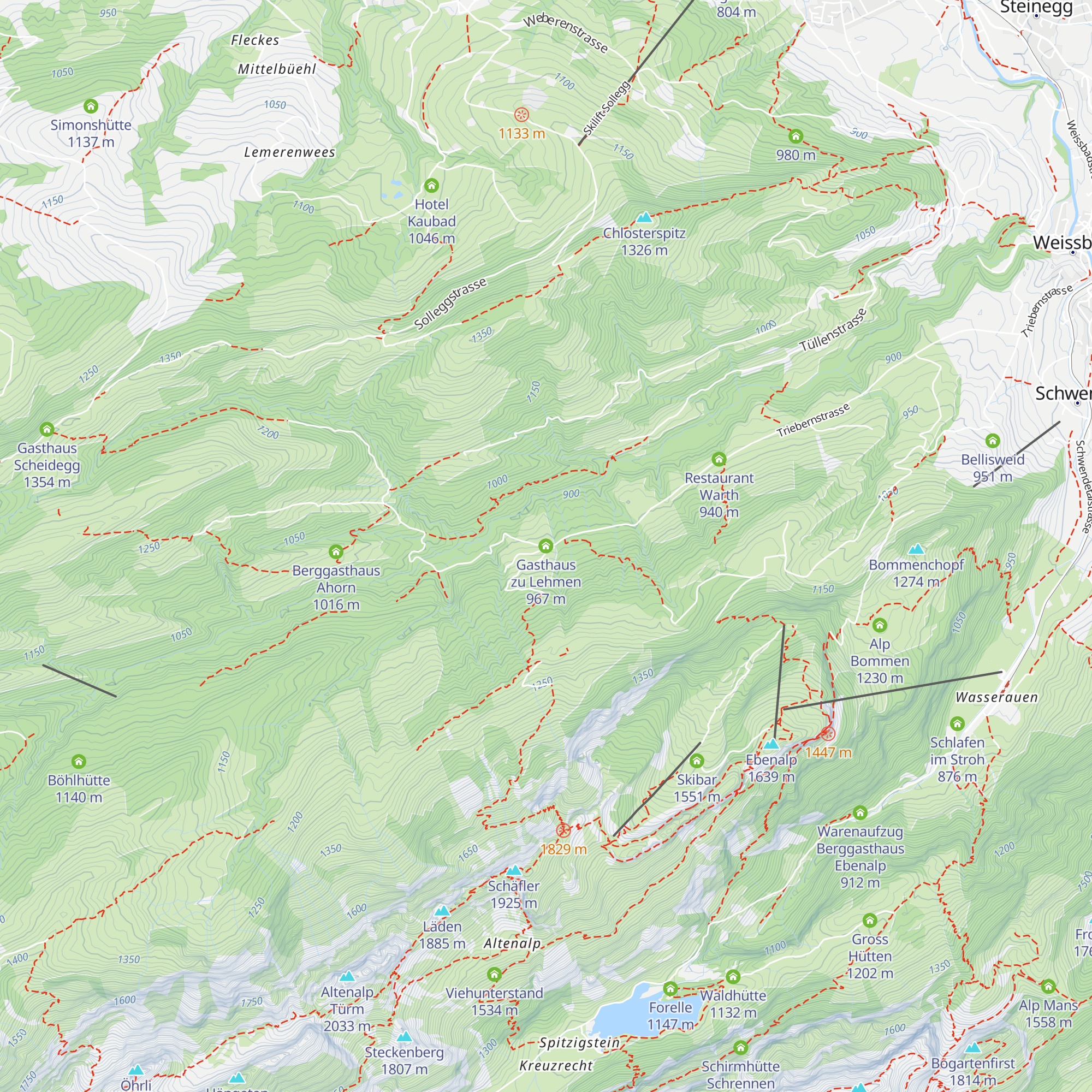 Gasthaus zu Lehmen map