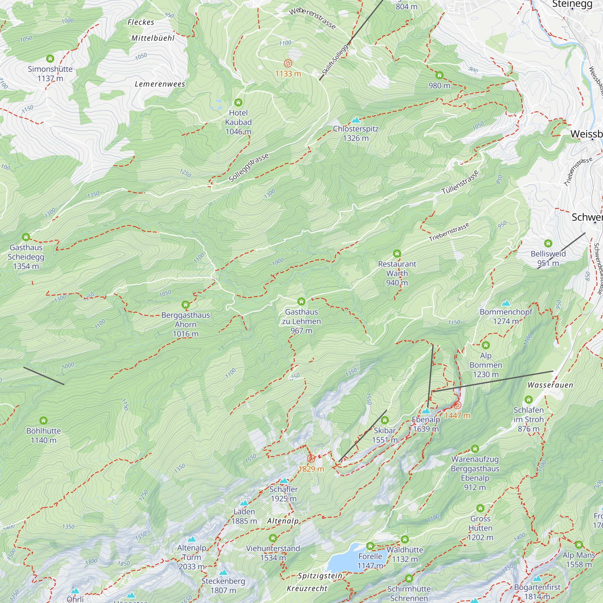 Gasthaus zu Lehmen map