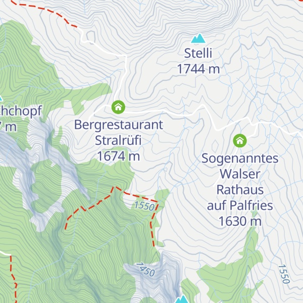 Map of Forggilihütte