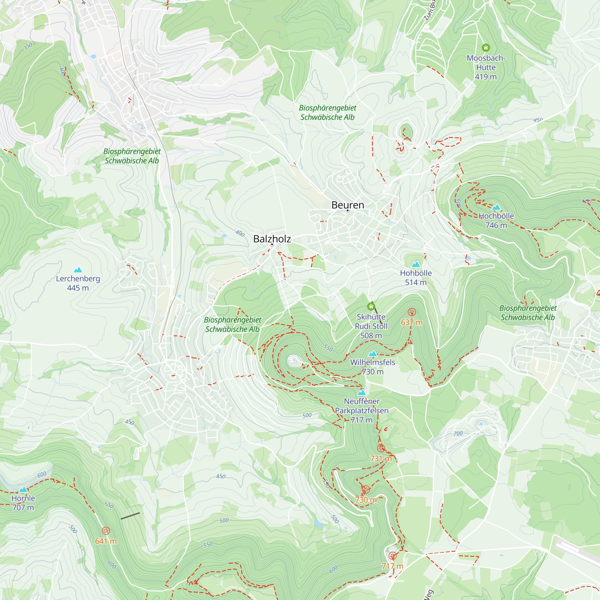 Balzholzer Hütte map