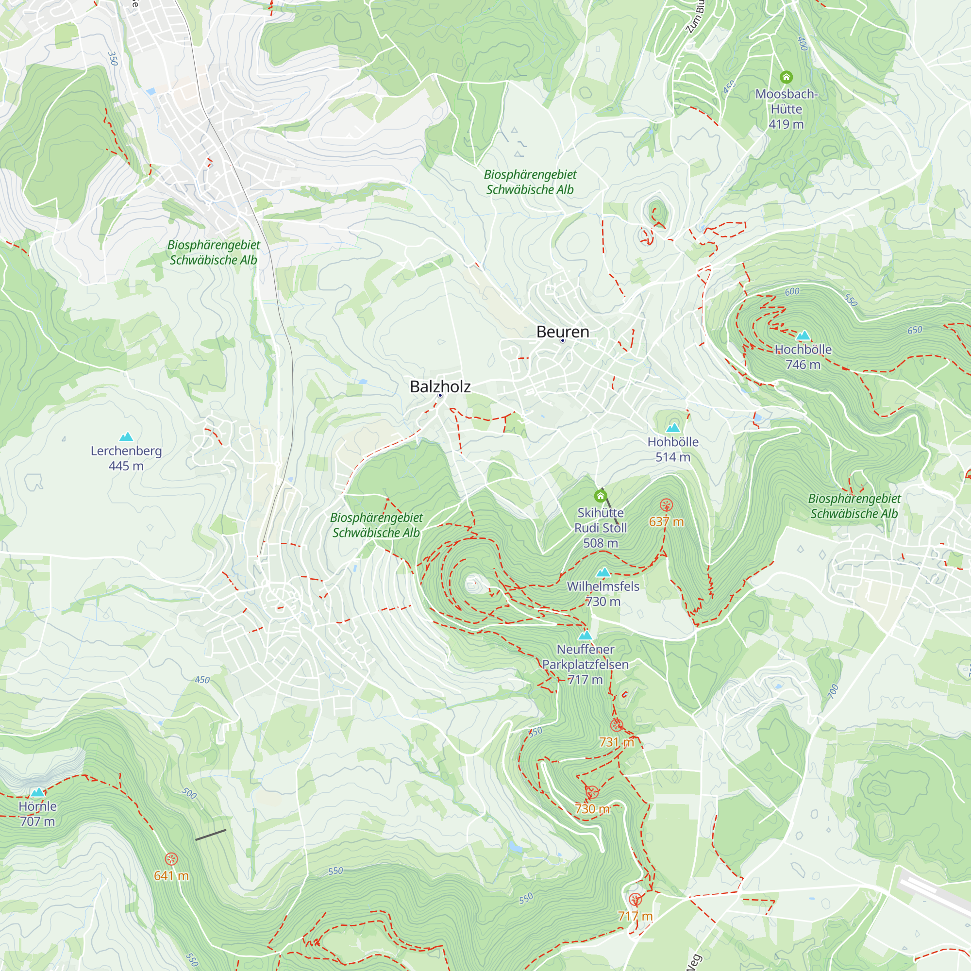 Balzholzer Hütte map