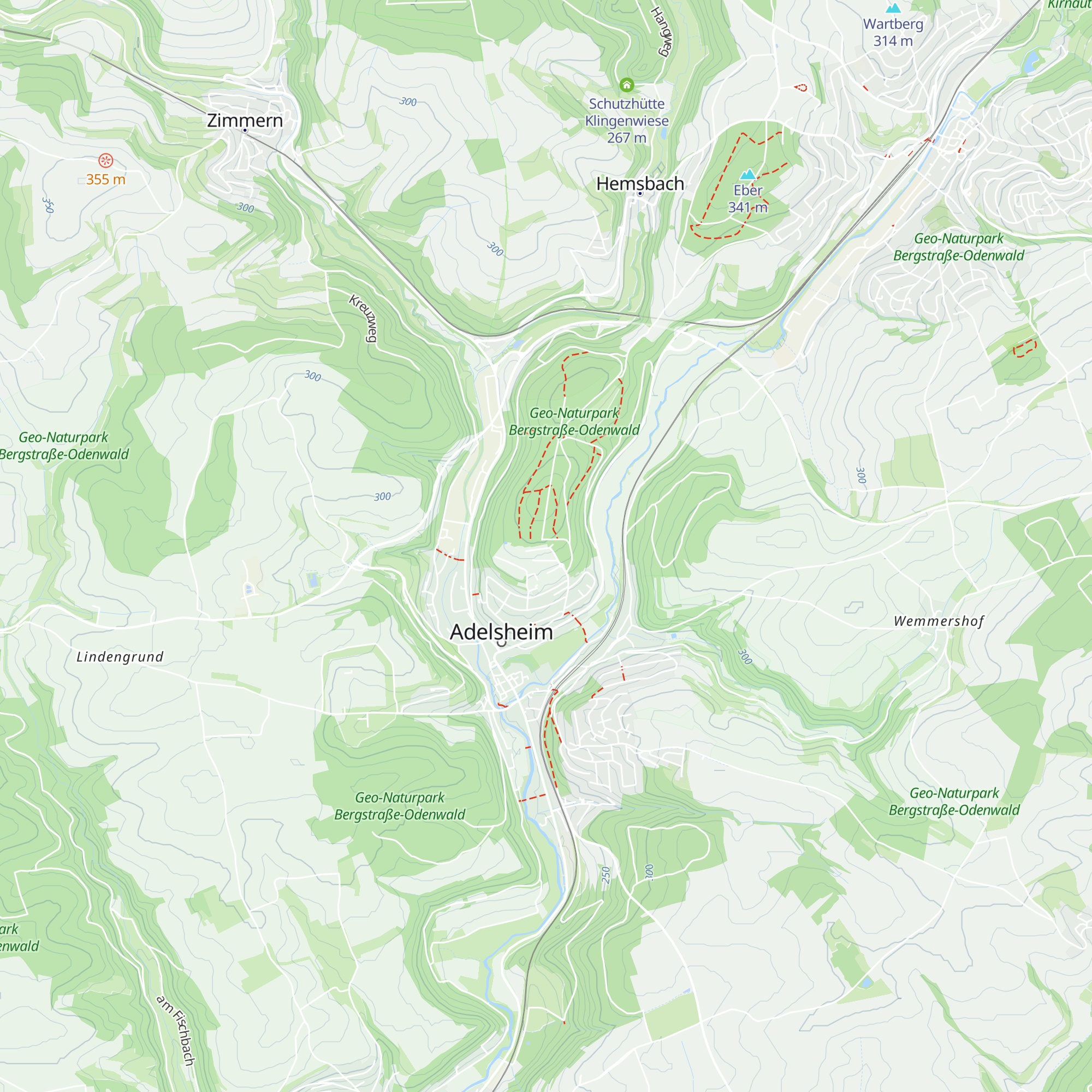 Hütte map