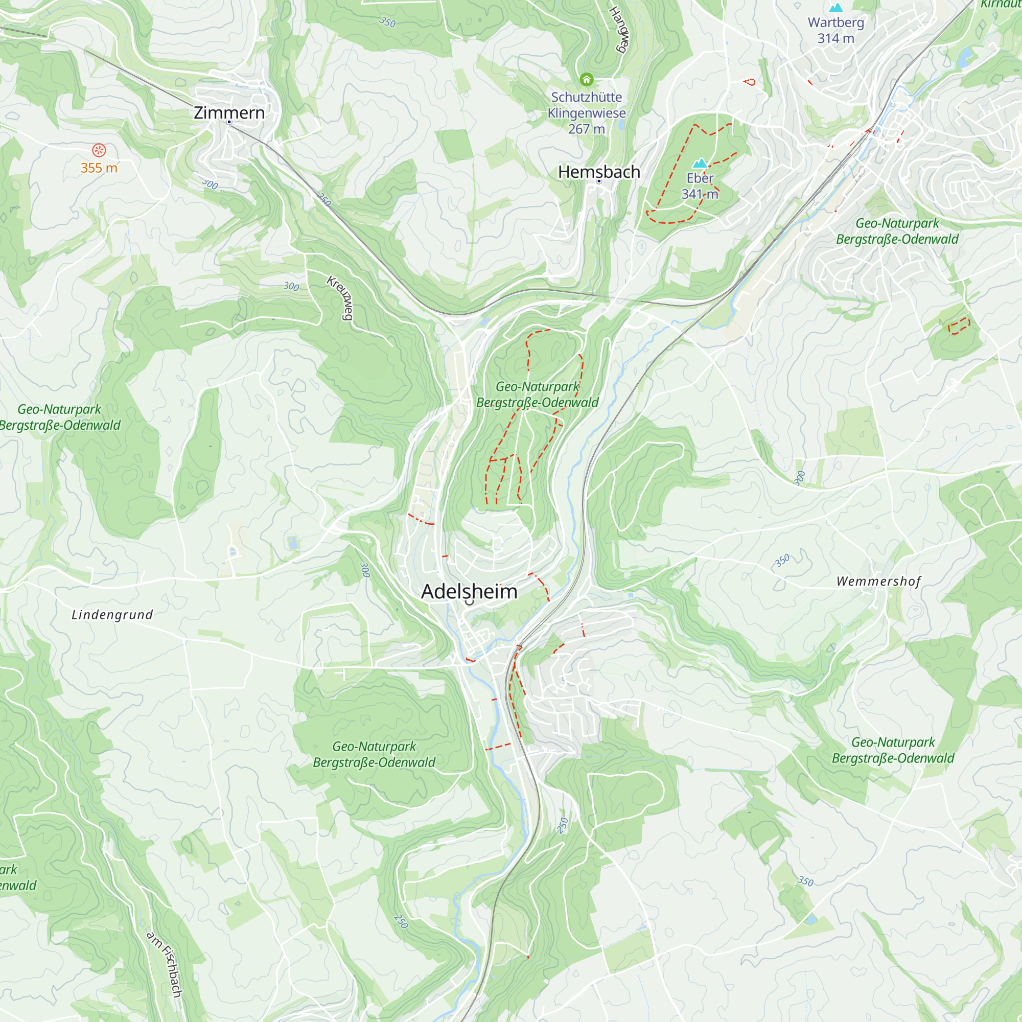 Hütte map