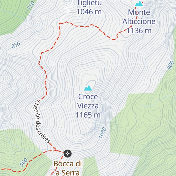 Map of Croce Viezza
