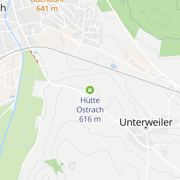 Map of Hütte Ostrach