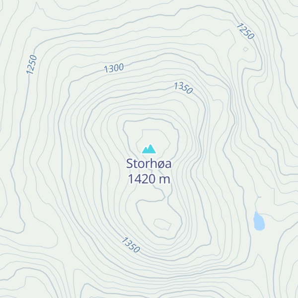 Map of Storhøa