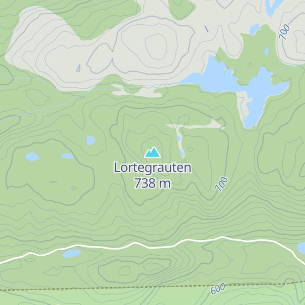 Map of Lortegrauten