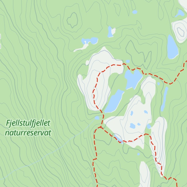 Map of Fjellstulvarden