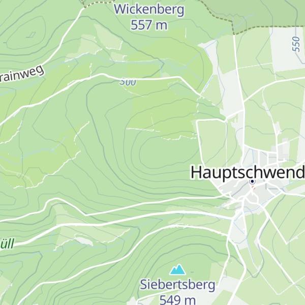 Map of Bornstrauchkoppe