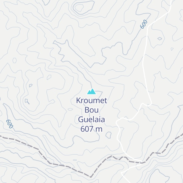 Map of Kroumet Bou Guelaia