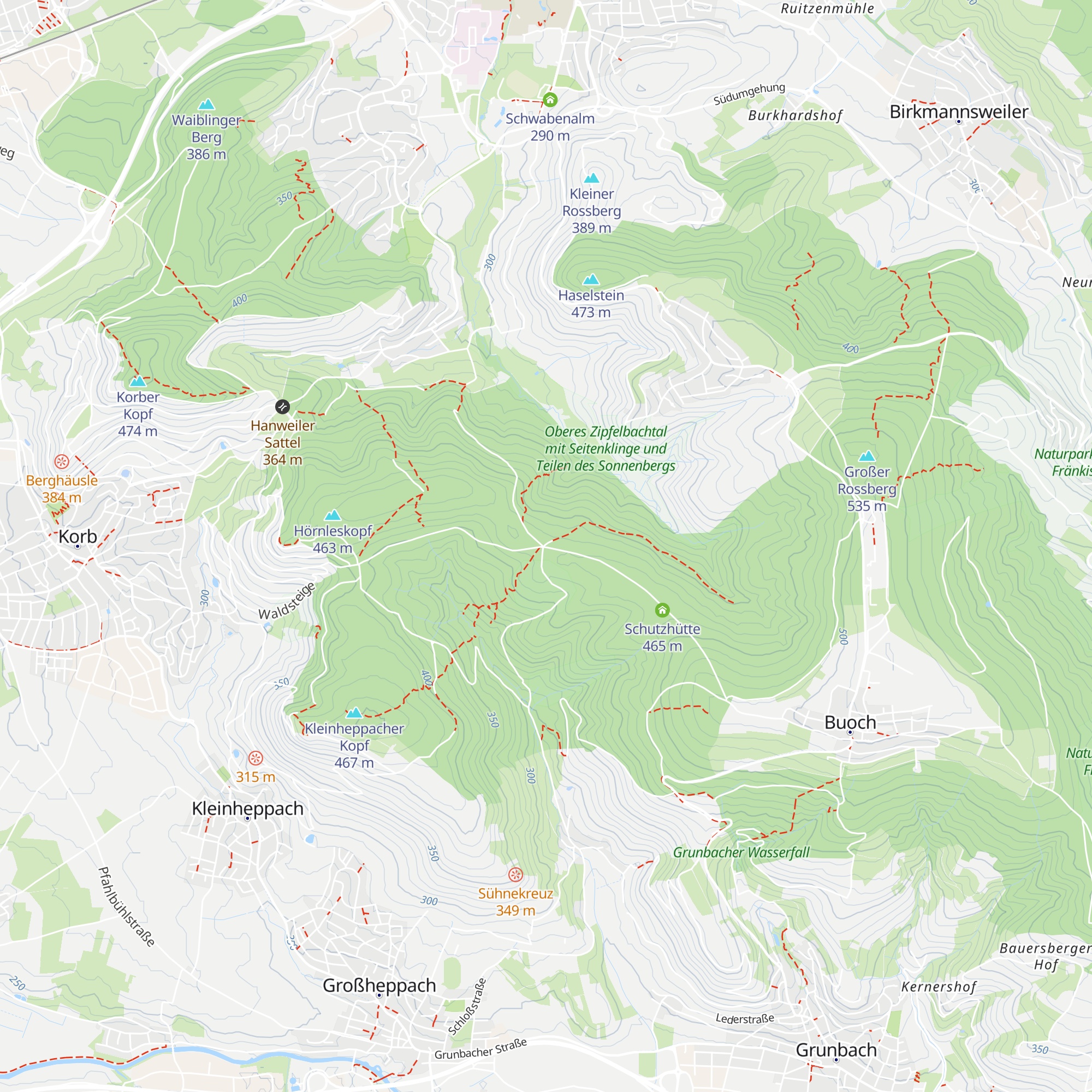 Schutzhütte map