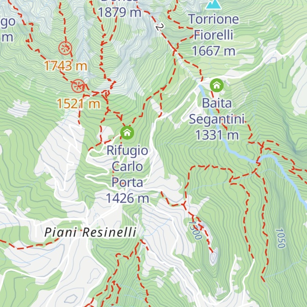 Map of Rifugio Soldanella