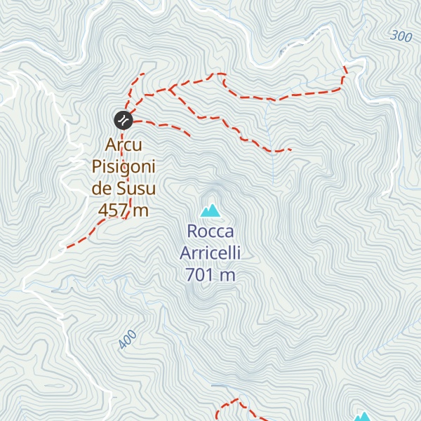 Map of Rocca Arricelli