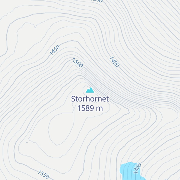 Map of Storhornet