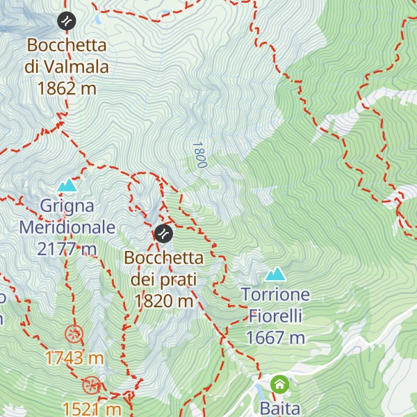 Map of Torrione della Grotta