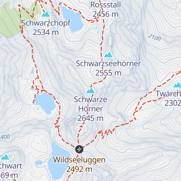 Map of Schwarze Hörner