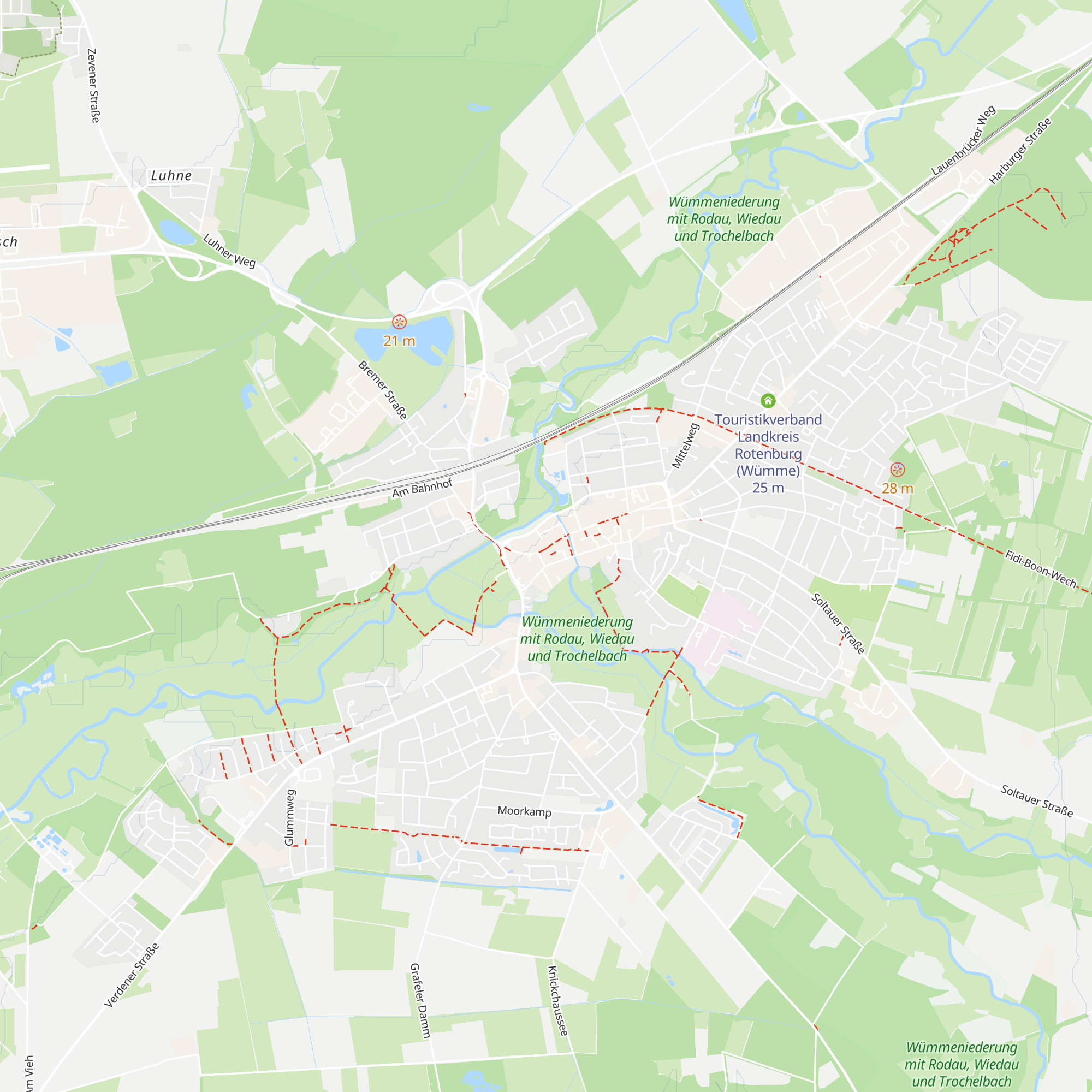 Tourist-Information Rotenburg (Wümme) map