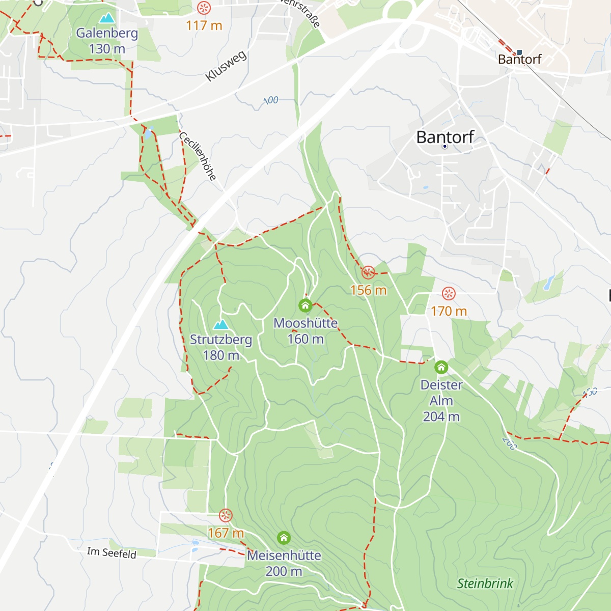Mooshütte map