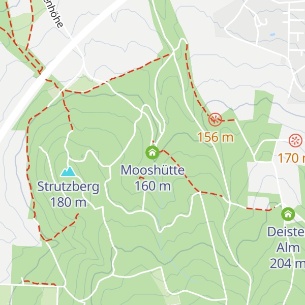 Map of Mooshütte